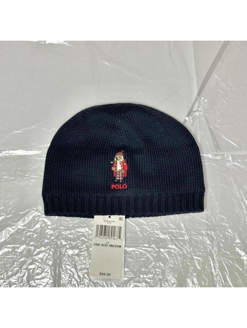 Ralph Lauren Kid's Black and Navy Hat